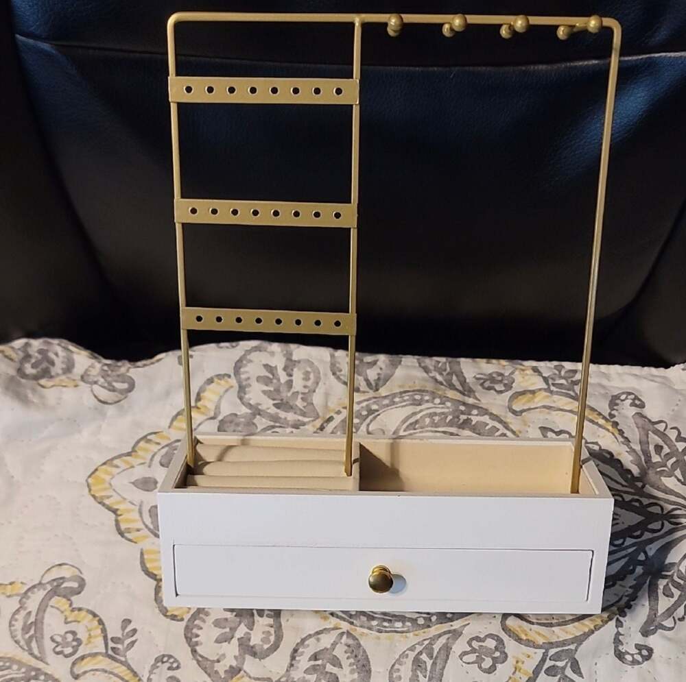 Jewelry Organizer Stand with Drawer